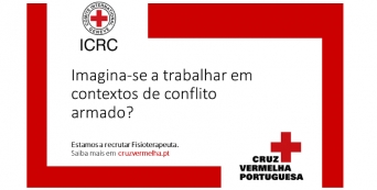 Comit&eacute; Internacional da Cruz Vermelha est&aacute; a recrutar fisioterapeuta